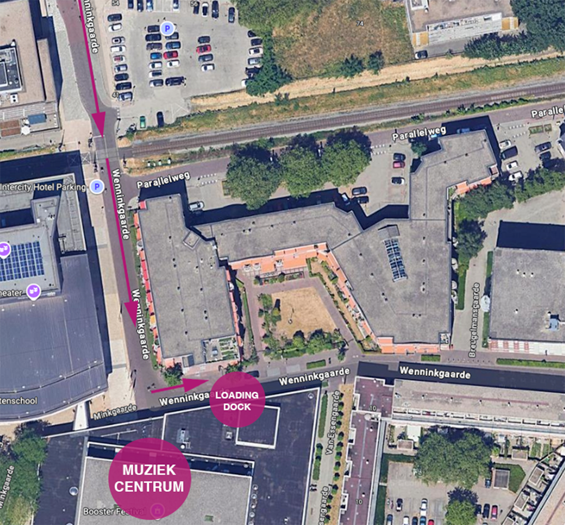 Loading dock Muziekcentrum Enschede